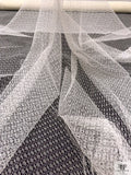 French Fine Net Lace - Diamond White