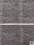 French Single-Scalloped Fine Chantilly Lace - Silk White