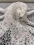 French Lightly Corded Chantilly Lace - Light Ivory