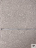 French Double-Scalloped Floral Chantilly Lace - Light Ivory