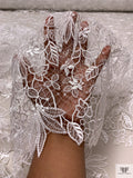 Floral Lightweight Guipure Lace - Light Ivory