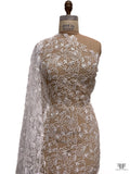 Floral Lightweight Guipure Lace - Light Ivory