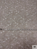 Floral Lightweight Guipure Lace - Light Ivory