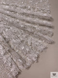 Floral Lightweight Guipure Lace - Light Ivory
