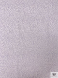 Summer Floral Printed Cotton Poplin - Lavender / White
