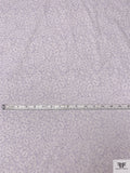 Summer Floral Printed Cotton Poplin - Lavender / White