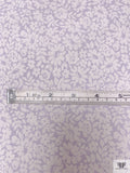 Summer Floral Printed Cotton Poplin - Lavender / White