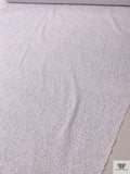 Summer Floral Printed Cotton Poplin - Lavender / White