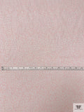 Summer Floral Printed Cotton Poplin - Pale Peach Pink / White