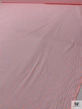 Made in Spain Swiss Dot Cotton Voile - Baby Pink / Neon Orange