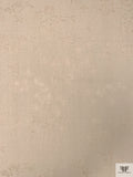 Gauze-Like Linen Jacquard with Sheer Leaf Stem Design - Nude
