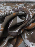 Italian Safari Animal Printed Linen - Browns / Greys