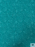 Italian Novelty Burnout Jacquard Linen - Turquoise