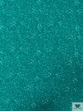 Italian Novelty Burnout Jacquard Linen - Turquoise