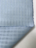 Shadow Gingham Check Linen - Winter Sky Blue
