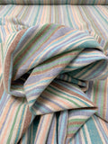 Yarn-Dyed Striped Linen with Lurex Detailing - Multicolor