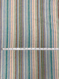 Yarn-Dyed Striped Linen with Lurex Detailing - Multicolor