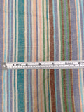 Yarn-Dyed Striped Linen with Lurex Detailing - Multicolor