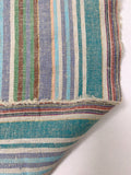 Yarn-Dyed Striped Linen with Lurex Detailing - Multicolor