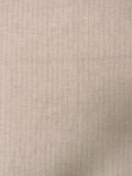 Italian Pinstripe Airy Linen - Pale Blush / Muted Grey