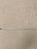 Italian Pinstripe Airy Linen - Pale Blush / Muted Grey