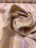 Yarn-Dyed Striped Linen - Multicolor