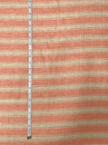 Italian Yarn-Dyed Striped Linen and Silk Suiting - Peach / Sand