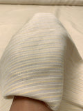 Italian Yarn-Dyed Striped Cotton - Champagne / Butter Yellow