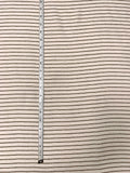 Italian Yarn-Dyed Herringbone Striped Suiting with Bouclé Yarns - Light Beige / Tan / Black