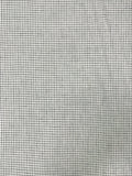 Yarn-Dyed Check Grid Linen - Off-White / Navy