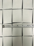 Check Grid Printed Lightweight Cotton Crepe - Off-White / Black