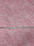 Double-Scalloped Floral Leavers Lace - Cherry Blossom Pink