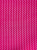 Textured 3D Chevron Lace with Vertical Stretch - Hot Pink