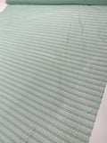 Scalloped Striped Lace - Seafoam