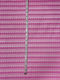 Scalloped Striped Lace - Orchid Pink