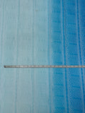 Ombré Striped Stretch Lace - Aqua Blue / Celeste