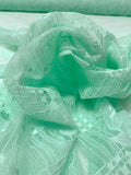 Lattice Floral Lily Lace - Mint