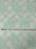 Lattice Floral Lily Lace - Mint