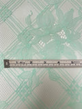 Lattice Floral Lily Lace - Mint