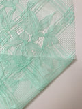 Lattice Floral Lily Lace - Mint