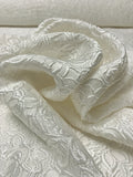Floral Matelassé Brocade - Off-White