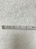 Floral Matelassé Brocade - Off-White