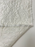 Floral Matelassé Brocade - Off-White