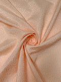 Swirl Motif Textured Brocade - Peach