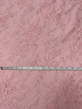 Floral Cloqué Brocade - Pink