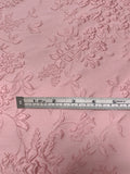 Floral Cloqué Brocade - Pink