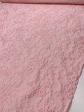 Floral Cloqué Brocade - Pink