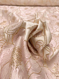 Floral Metallic Brocade - Lavender Blush / Rose Gold / Ivory