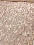 Floral Metallic Brocade - Lavender Blush / Rose Gold / Ivory