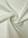 Textured Dotted Brocade - Off-White